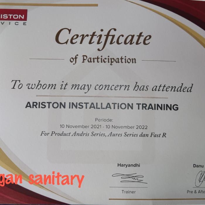 Water Heater / Pemanas Air Ariston 20L