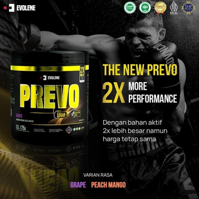 Ready Evolene New Prevo 25Sachet Pre Workout Zero Caffein, Bukan Prevo 35Sachet New Prevo 25Serving