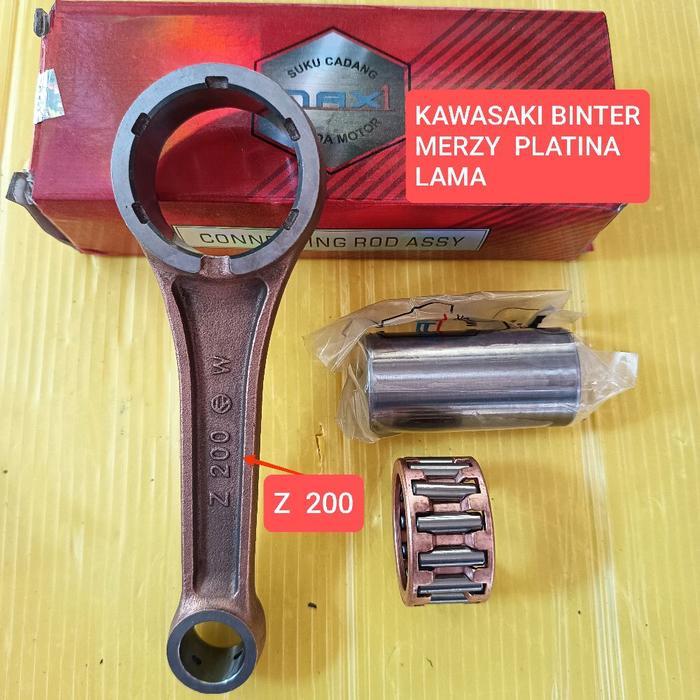 Conrod Konrod Stang Seher Piston Kawasaki Binter Merzy Mercy Kz 200 Lama