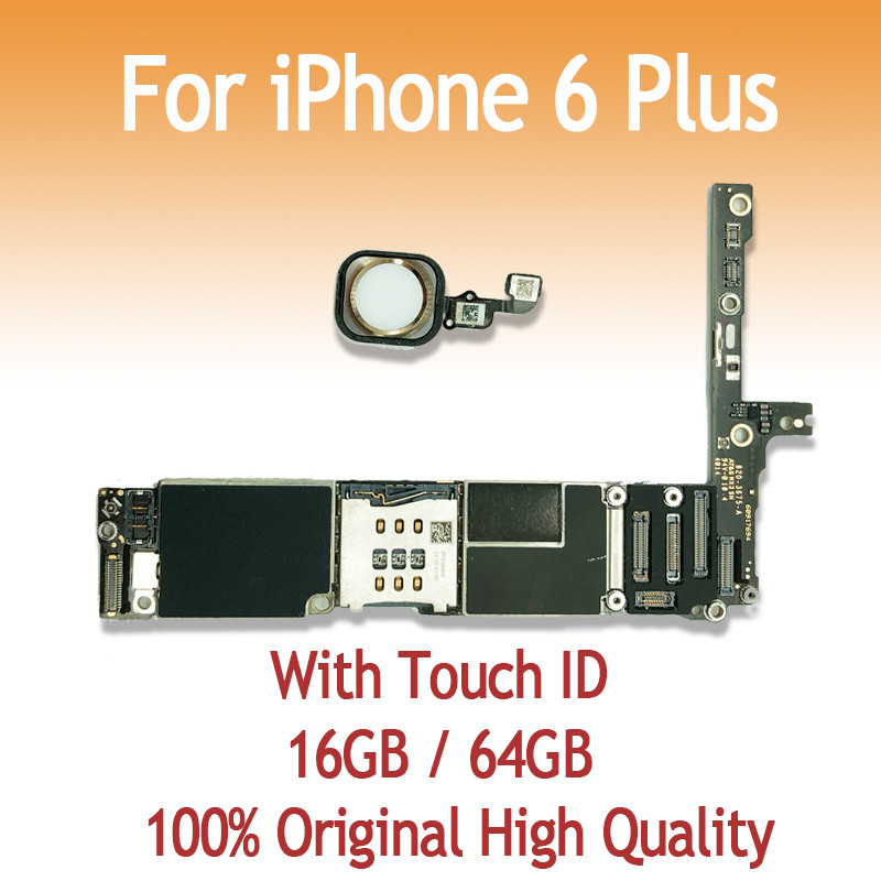 Full Chips 4G Lte Network Main Logic Board Clean iCloud For IPhone 6 Plus 16GB 64GB 128GB Not ID