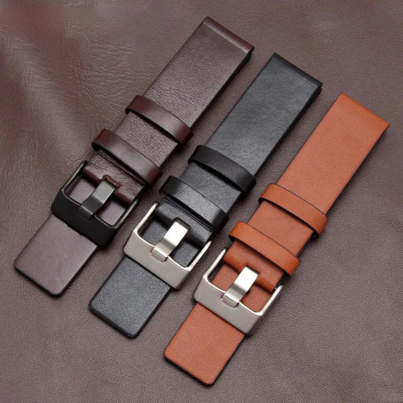 22/24/26/28/30/32mm For diesel Genuine Leather Strap Bracelet DZ7311 DZ7332 DZ7314 DZ1405 DZ4323