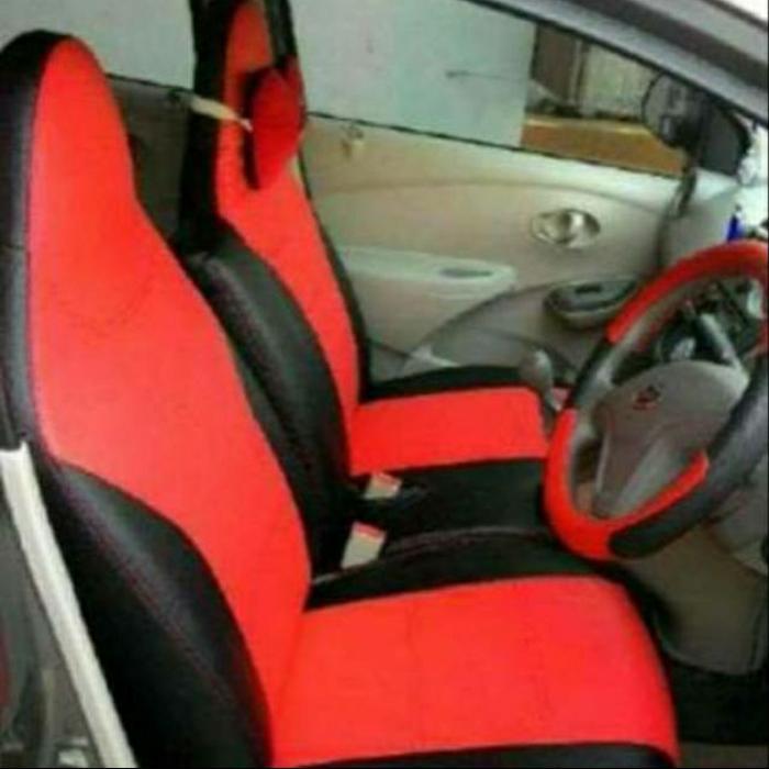 DISKON COVER/SARUNG JOK MOBIL DATSUN GO 2 BARIS