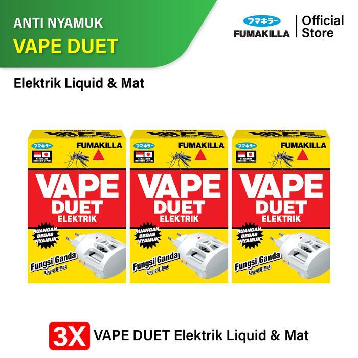 ` Fumakilla Vape Duet Elektrik (Paket Isi 3)