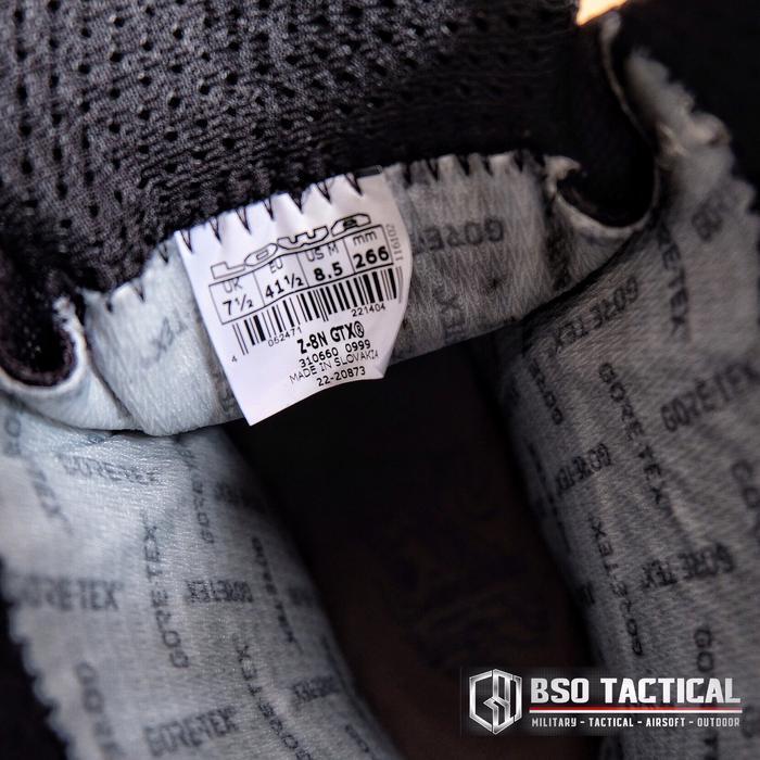 Terbaik Sepatu Tactical Lowa Z8N GTX Goretex Black Military Boots Original Terimakasih