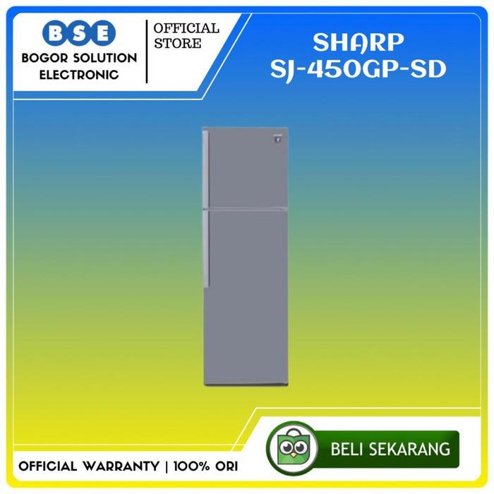 KULKAS SHARP 2 PINTU SJ450GPSD | SJ 450GP SD SHARP KULKAS 352L SJ450GP
