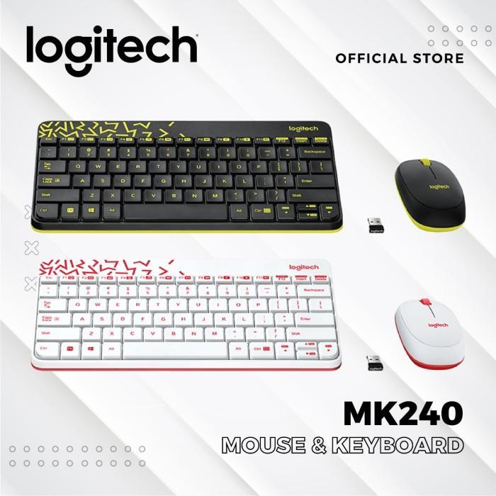 Logitech MK240 / MK 240 Wireless Keyboard Mouse Combo