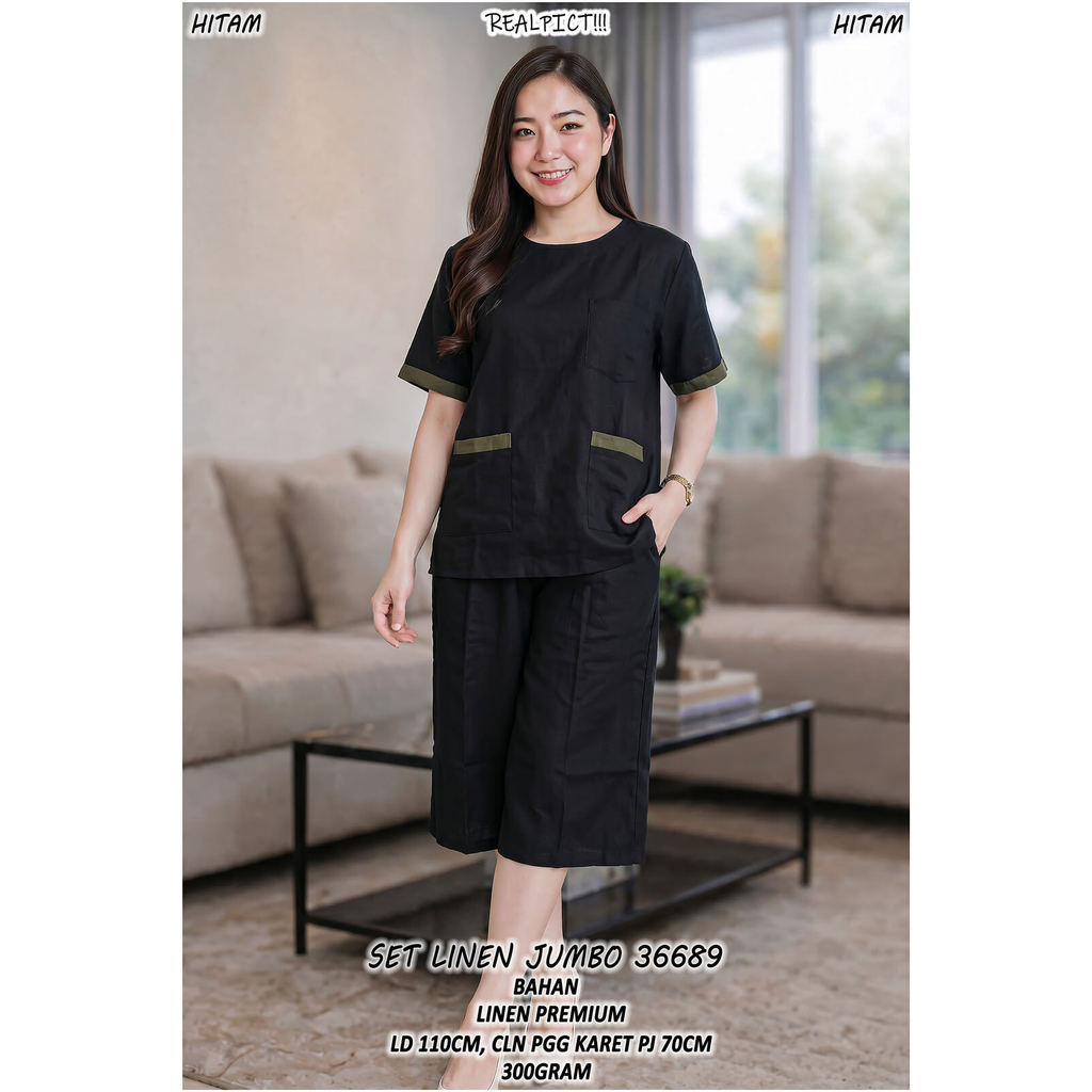 SET LINEN JUMBO 36689 (READY STOK)