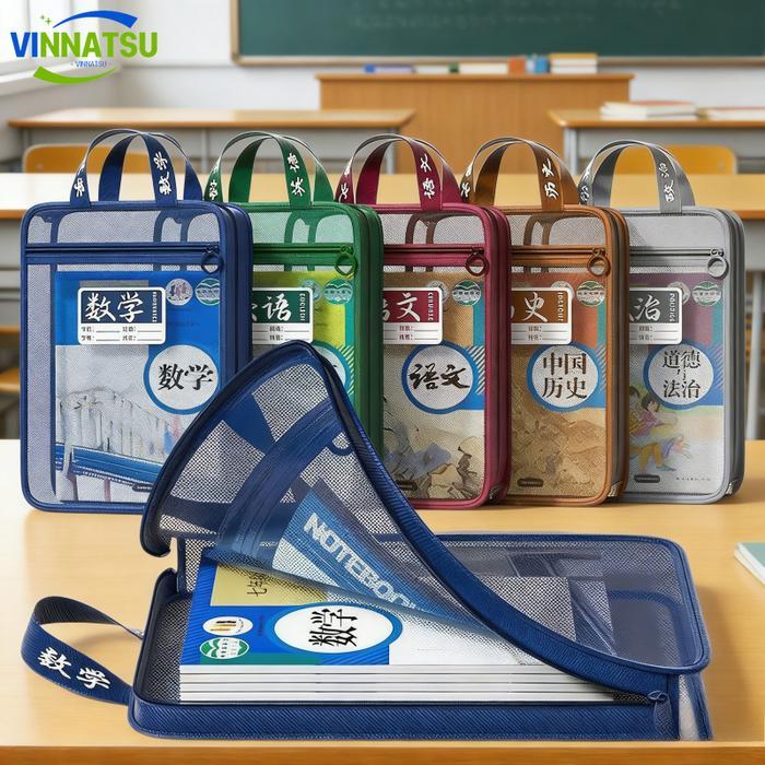 ` Vinnatsu Tas Dokumen Akun Klasifikasi Berbentuk L Document Bag Transparan 3 Lapis Tas Kertas Tes