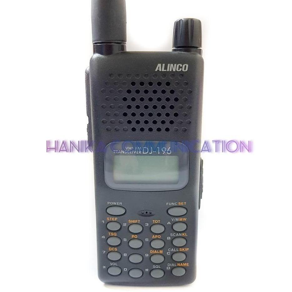 Alinco DJ-196 Handie Talkie VHF Ori Baru Garansi VHF DJ196 DJ196TFN