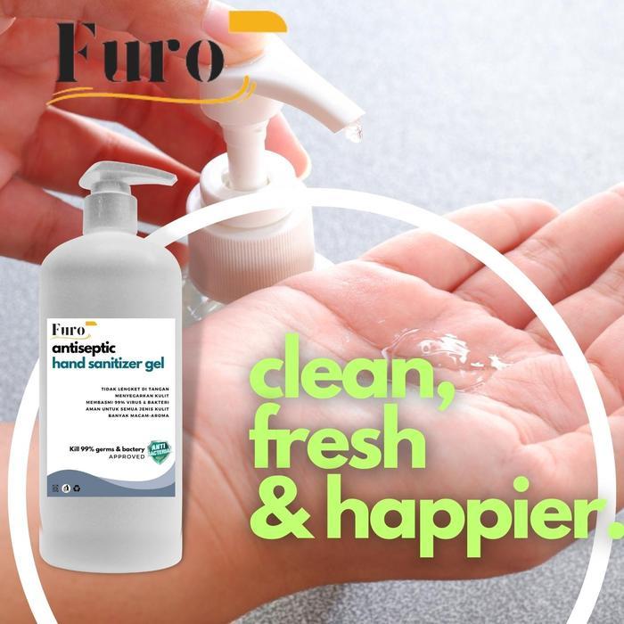 Hand Sanitizer Gel Antiseptic Macam Variasi Aroma Wangi 500ml Pump