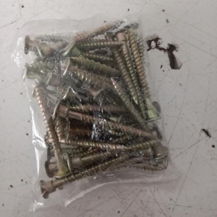 baut sekrup GRC kuning m6x11/2 isi 50pc