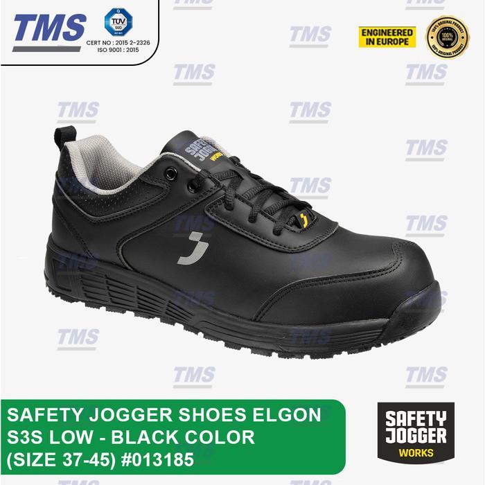 Sepatu Pelindung Anti Slip dan Ringan Safety Jogger Shoes Elgon S3S Low Cut #013185 - Original