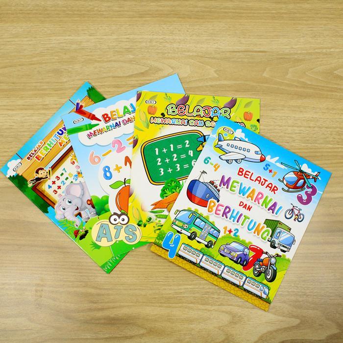 Buku Mewarnai Berhitung Kiky / Buku Mewarnai Anak