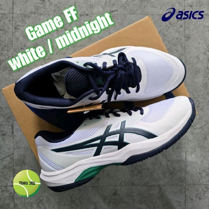 Sepatu Tenis Asics Game Ff - White / Midnight