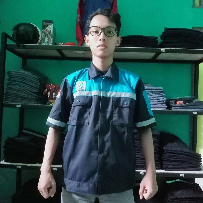 wearpack safety,baju kerja kerja lengan pendek