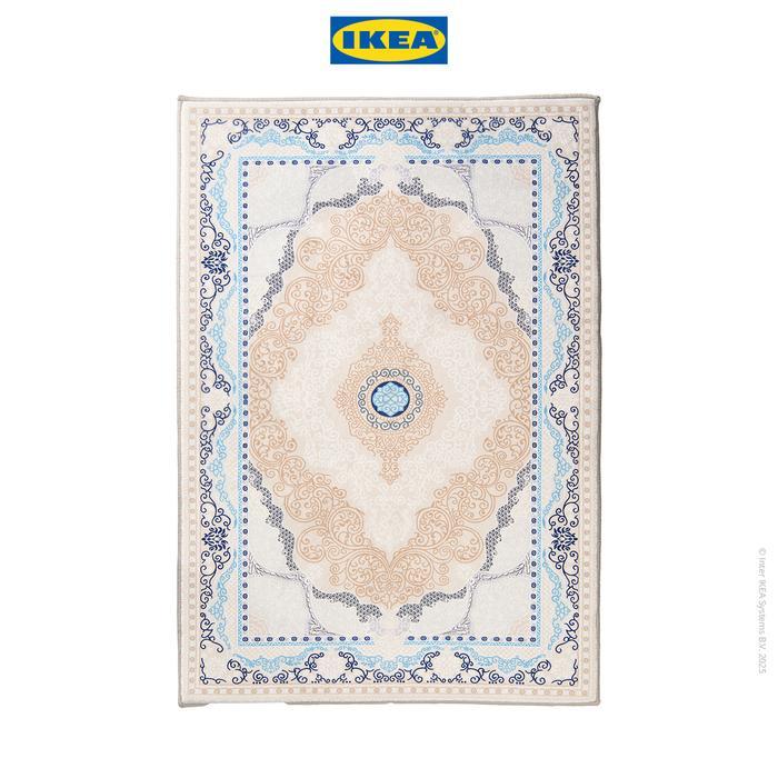 IKEA SHUFU Karpet Kecil Minimalis Biru 75x115cm