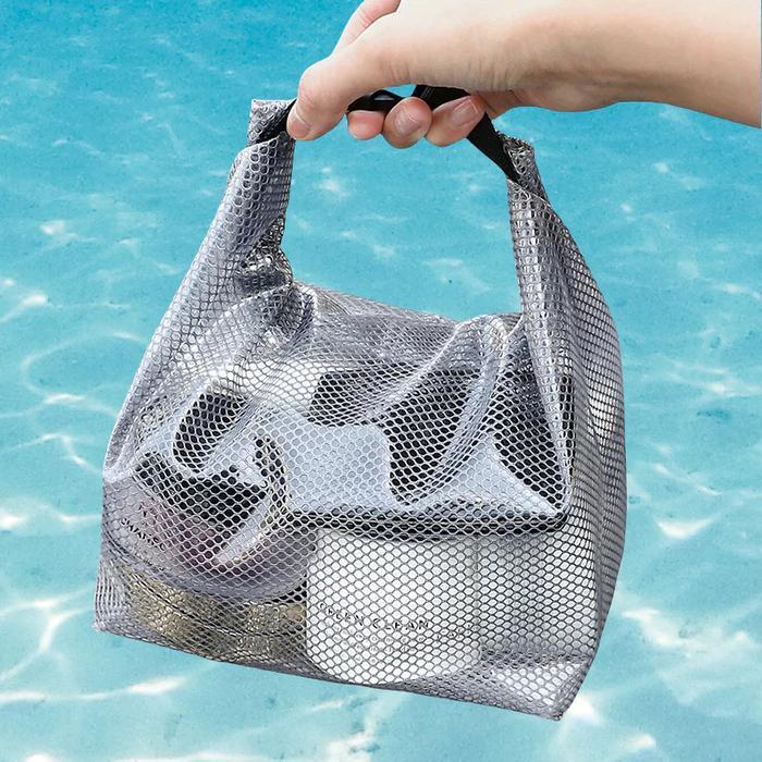 Tas Jaring Wanita Kolam Renang Waterproof Tahan Air - Penyimpanan Pakaian Serbaguna Praktis