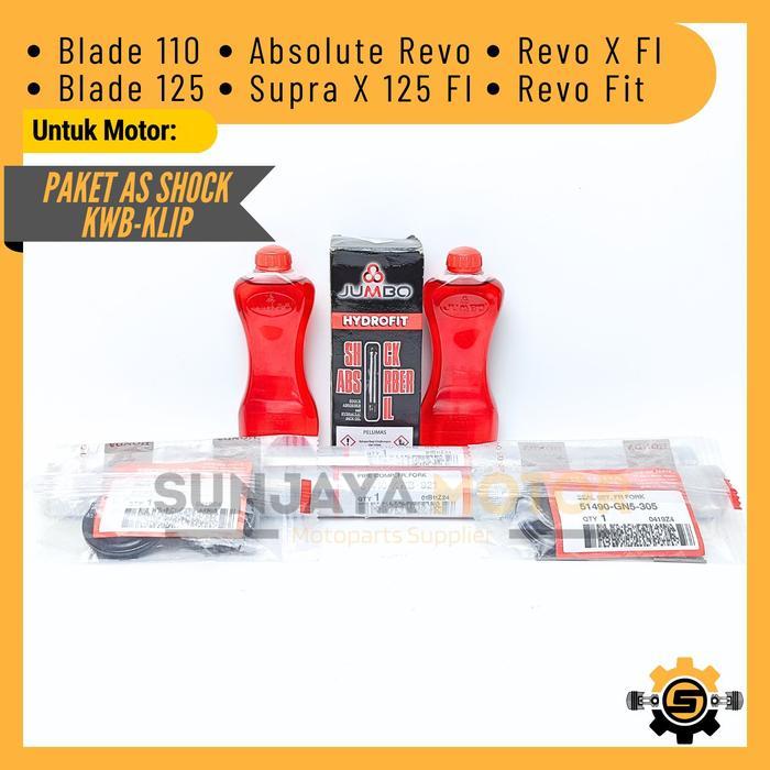 Paket As Shock Depan Original Honda Kwb Pipa As Sok Blade 110 Absolute Revo Blade 125 Revo Fit Supra
