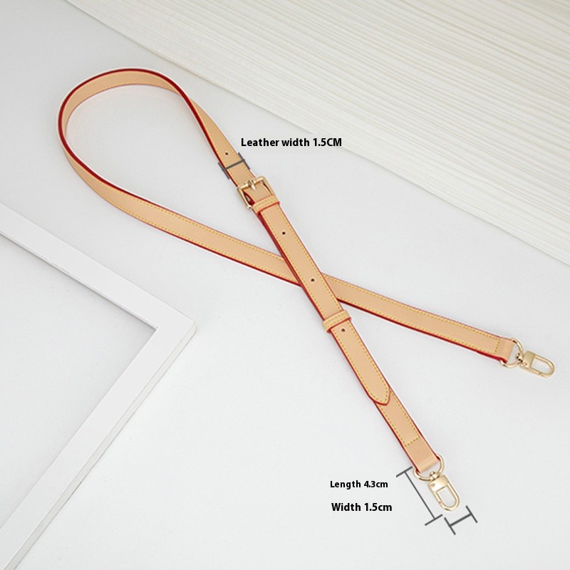 Synthetic Leather Bag Strap for LV Speedy 20 25 Shoulder Straps Replacement Adjustable Crossbody