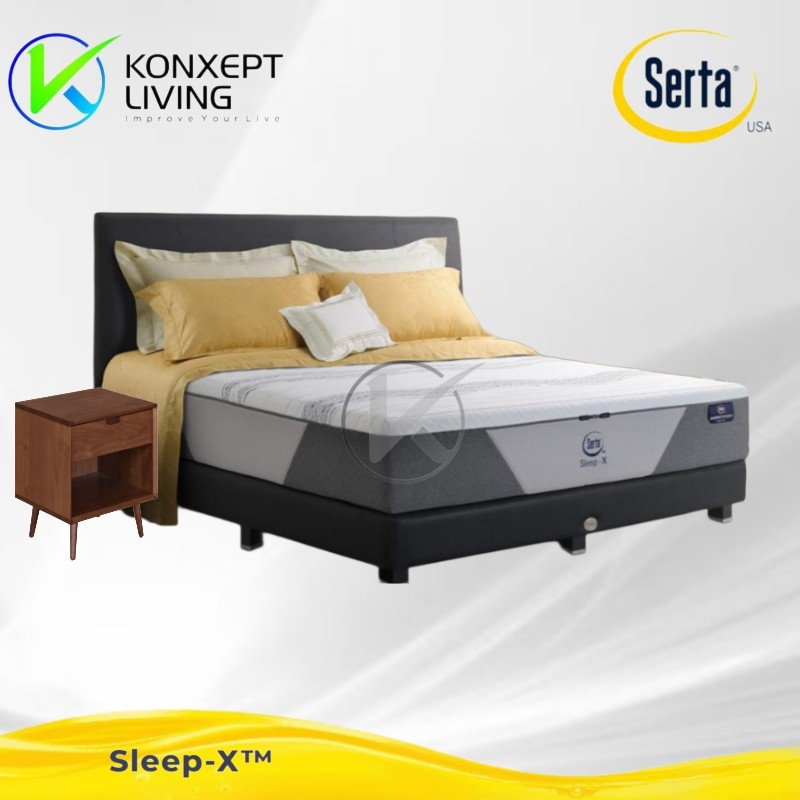 Serta Springbed Sleep - X TM Sandaran Denver Ukuran 120x200 Fullset