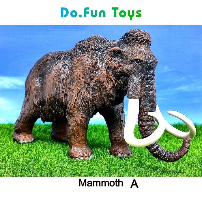 Mammoth Animal Figure/ Miniatur Mainan Gajah Mammoth