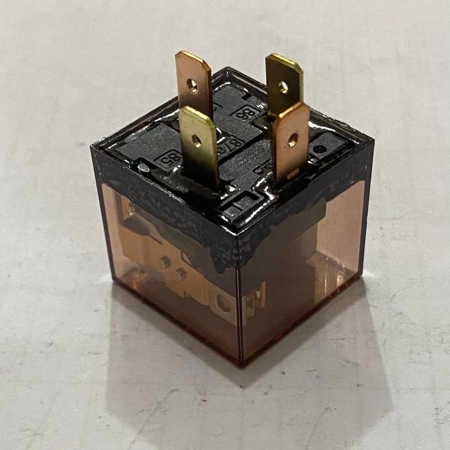 Relay 4 Kaki Lampu Klakson 12V 40A Merk CR7