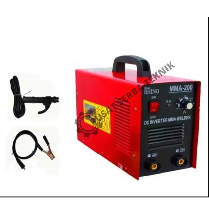 MESIN LAS LISTRIK MESIN LAS TRAVO LAS INVERTER RHINO MMA 200A 200 A