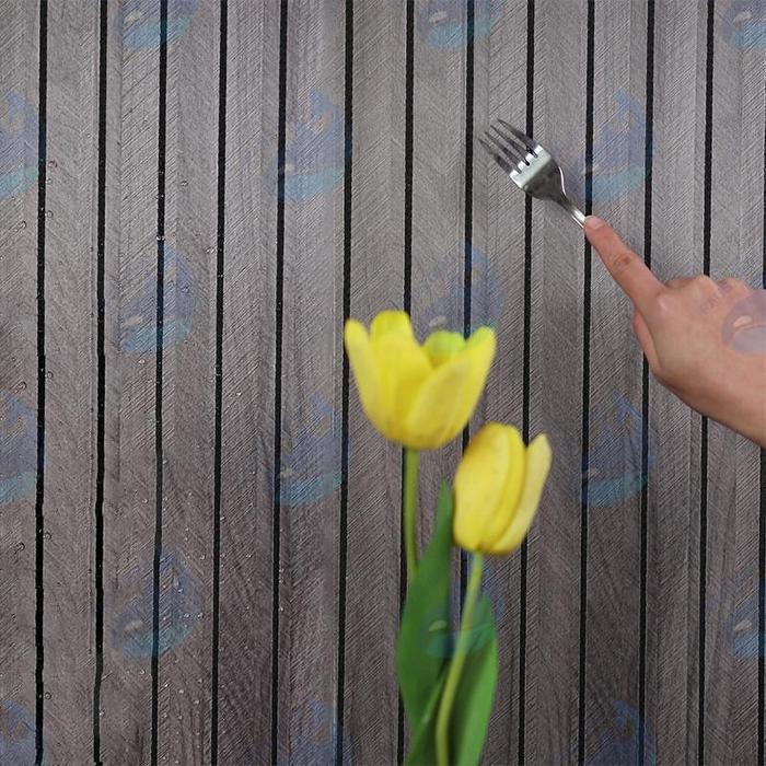 Paus Biru - Wallpaper Dinding 3d Peredam Suara 30x60cm Sticker Tembok Kamar Tidur Backdrop TV