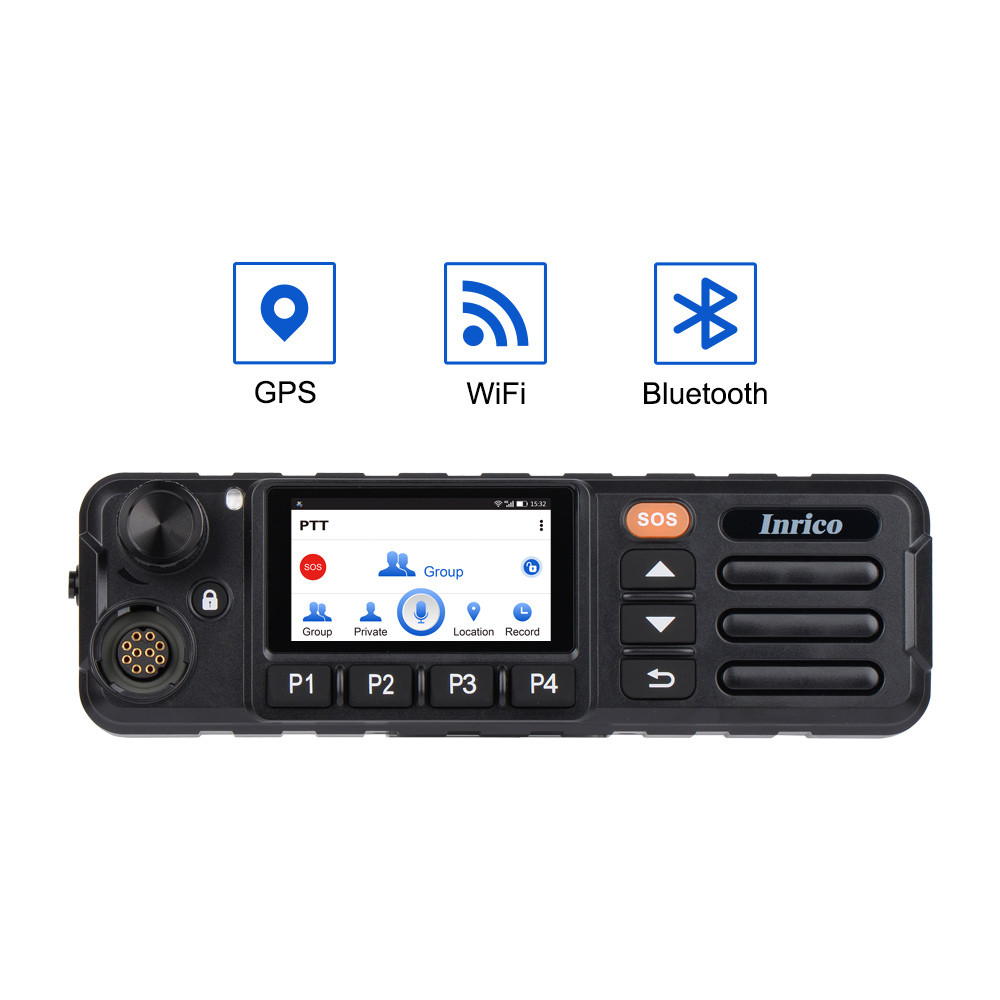 Inrico TM-7plus Accessories Walkie Talkie SOS Mobile Radio PTT Car Radio Touch Screen Walkie Talkie