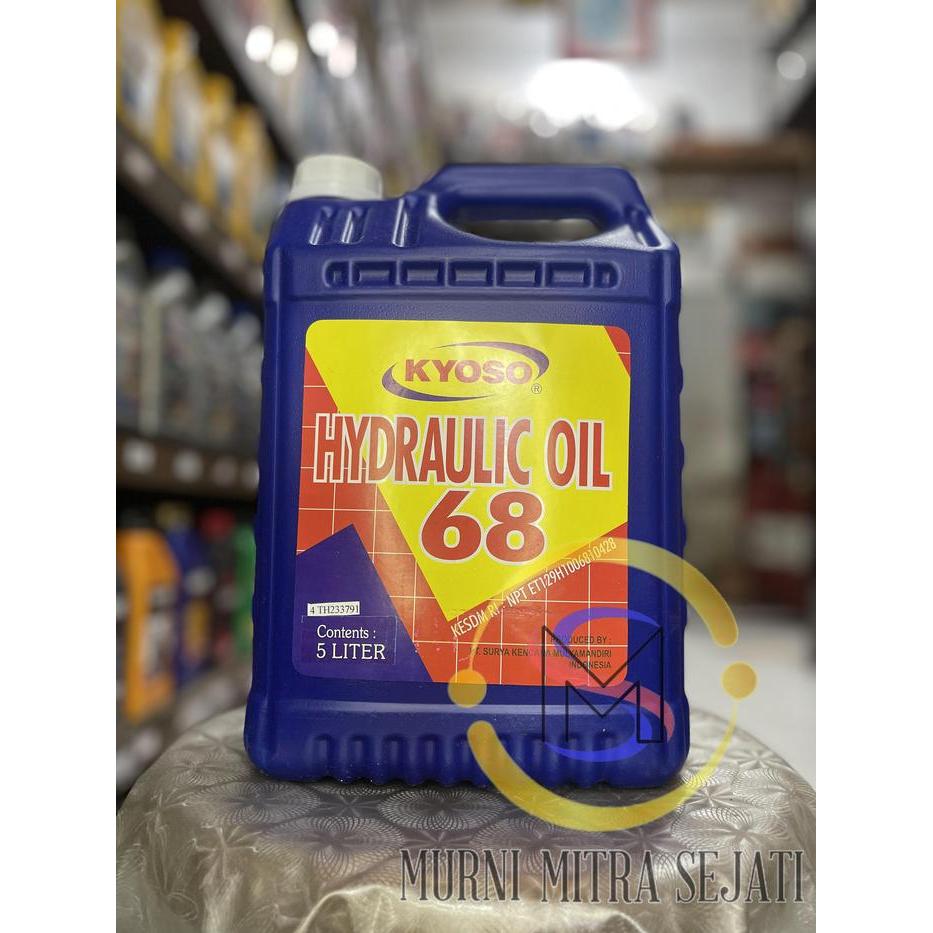 KYOSO HYDRAULIC OIL 68 ISO VG OLI HIDROLIS HIDROLIK GALON 5 L