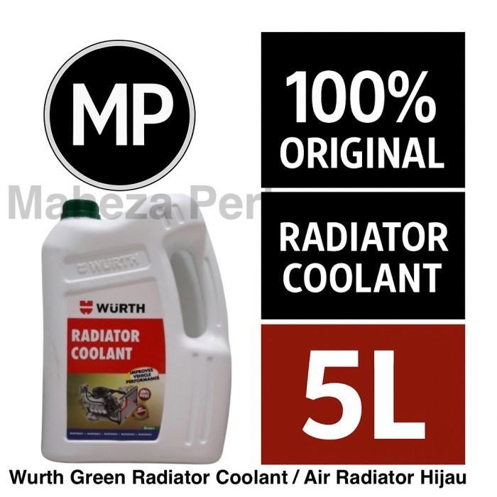 WURTH RADIATOR COOLANT 5L HIJAU - AIR PENDINGIN MESIN MOBIL 100% ORIGINAL MP RADIATOR COOLANT 5L