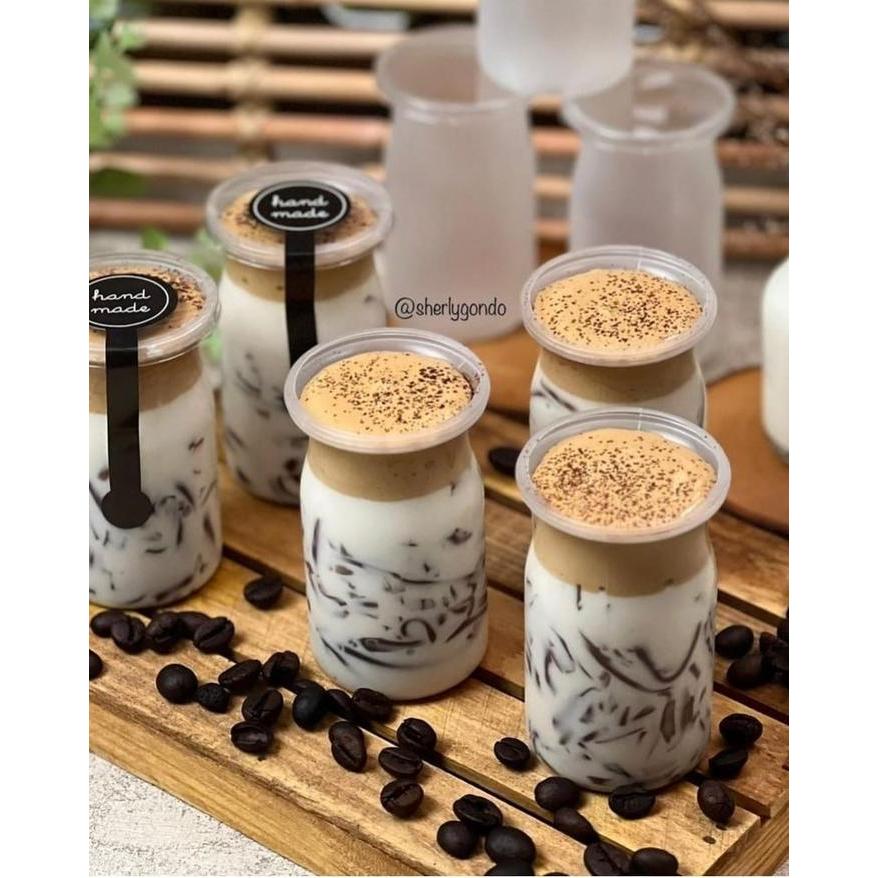 JAR PUDING JELLY CH 89 ISI 10PCS 10 BOTOL PUDING PLASTIK BOLA JAR CH89