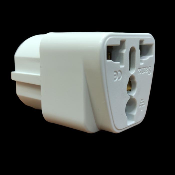 colokan Kaki 3 ke Kaki 2 / Converter Listrik Charger UK to EU Travel