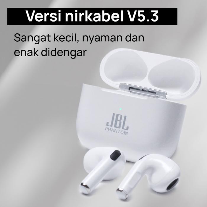 Original JBL-Phantom 4th Upgrade TWS Sound Wave Shockwave TWS - Bass kuat tahan air segala cuaca dan