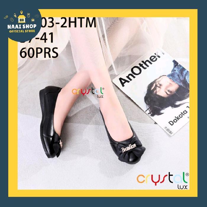 Sale Sepatu Flat Wanita Jelly Pita Sepatu Karet Flat Crystal 903 Sepatu Balet Cewek Lentur Elegant