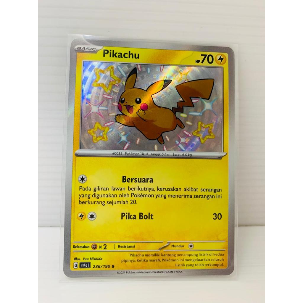 Pikachu Baby Shiny Harta Berkilau sv4a l Pokemon Indo