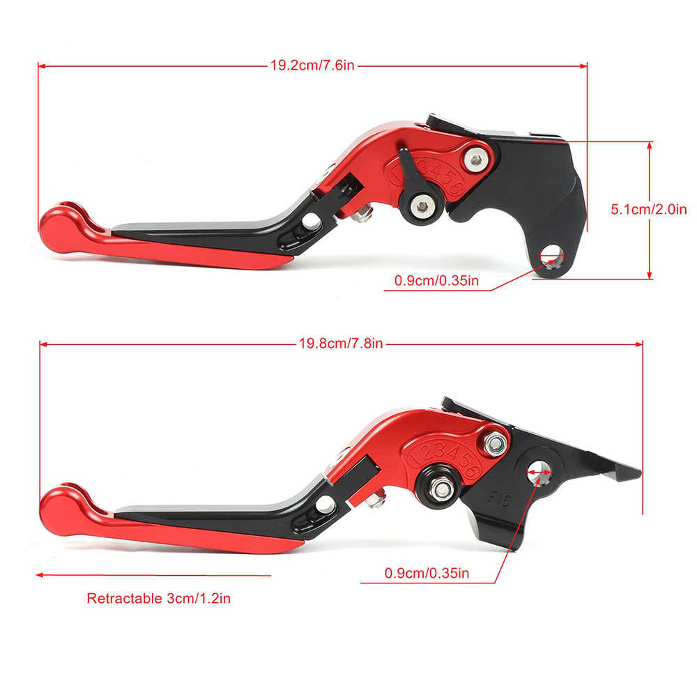 BANDIT MOTORCYCLE ADJUSTABLE FOLDING BRAKE CLUTCH LEVERS FOR SUZUKI GSF600S GSF600 GSF250 GSF 600 S