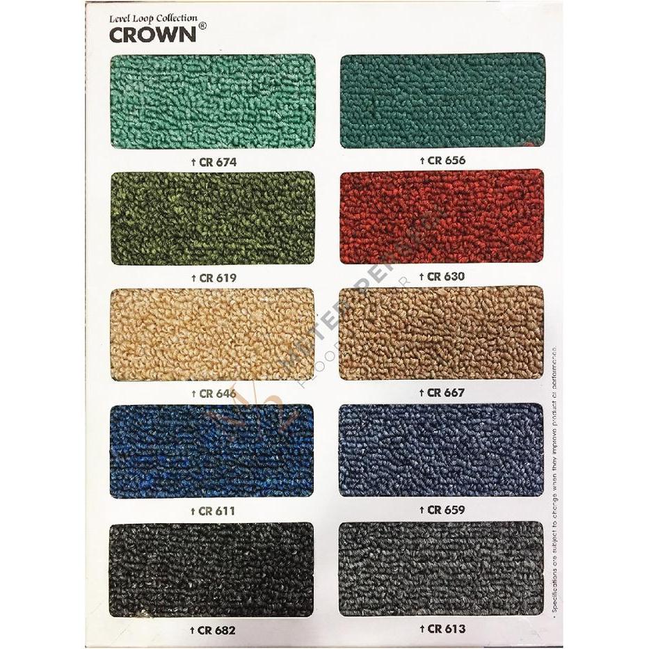 Karpet Lantai Meteran Crown