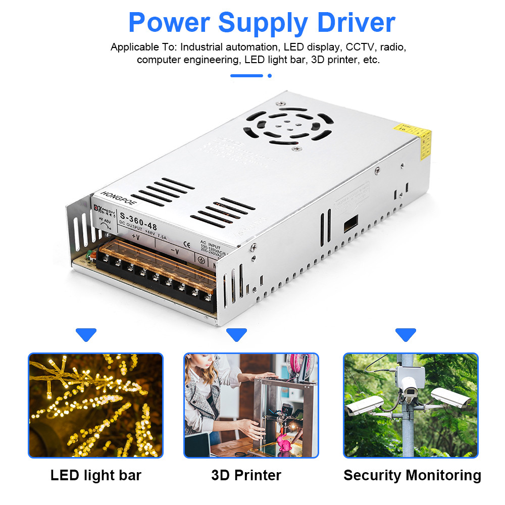 " Dc 12V 24V 36V 48V Switching Power Supply 220V To12 24 36 48 2A 10A 15A 20A 30A 40A 50A 60A "