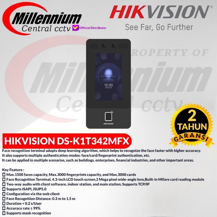 HIKVISION DS-K1T342MFX Face Recognition Terminal