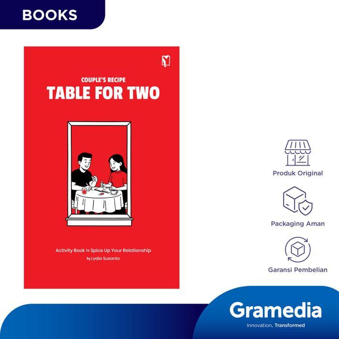 Ready Gramedia Buku Self Help Couple`s Recipe - Table for Two (Lydia Susanto)