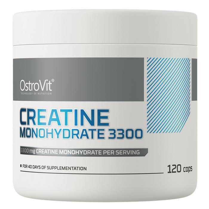 Ready Ostrovit Creatine Monohydrate 3300Mg 120 Kapsul Suplemen Otot Energi Original Dari Polandia