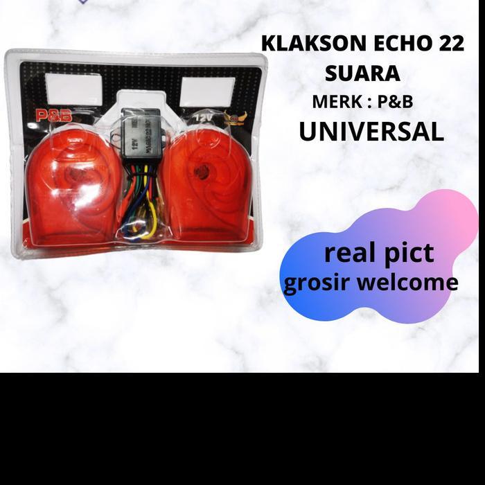 FREE ONGKIR AWS KLAKSON ECHO 22 SUARA KLAKSON EHO 22 SUARA SIRINE KLAKSON GEMA 22 BISA COD