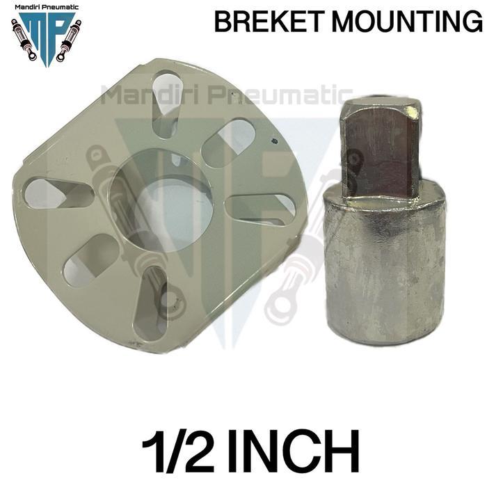 BREKET MOUNTING ACTUATOR 1/2" INCH FREE ONGKIR