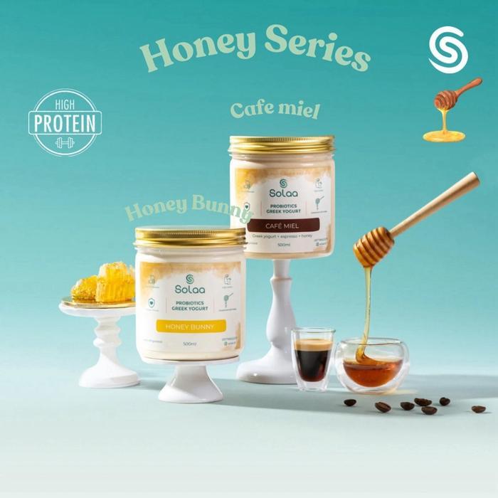 SOLAA PROBIOTICS GREEK YOGURT - HONEY SERIES HALAL