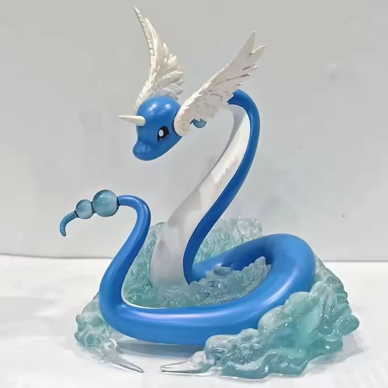 PokMon Anime Figure Dragonair Action Figure Purple Anime Peripheral SamuelOak Kawaii Desk Decor Toy
