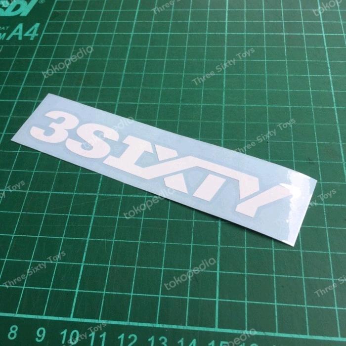 Cutting sticker stiker sepeda lipat 3 sixty three sixty logo ver 2 vinyl *
