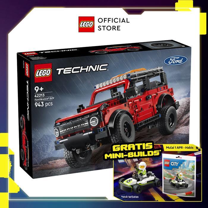 LEGO Technic 42213 Ford Bronco SUV (943 Pieces), Building Block, Toys, Bricks