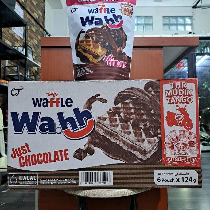 Tango Waffle Wahh Just Chocolate pouch karton