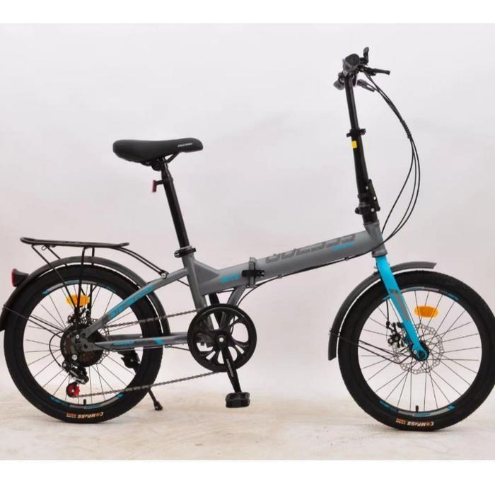 Sepeda lipat 16 20 inch odessy ritz 7 speed velg alloy dewasa dan anak remaja rem cakram ada bonceng